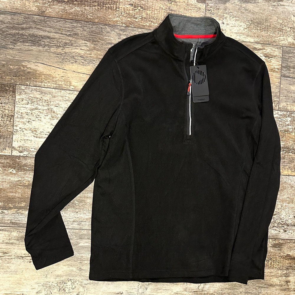 MENS MOTION LONG SLEEVE 1/4 ZIP PULLOVER XL